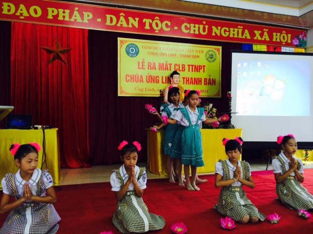 Thái Bình: Chùa Ứng Linh – Thanh Bản tổ chức lễ ra mắt CLB TTNPT