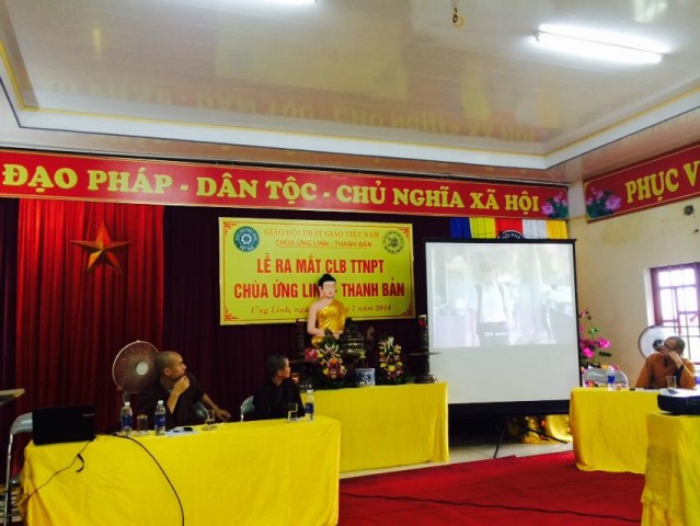 Thái Bình: Chùa Ứng Linh – Thanh Bản tổ chức lễ ra mắt CLB TTNPT