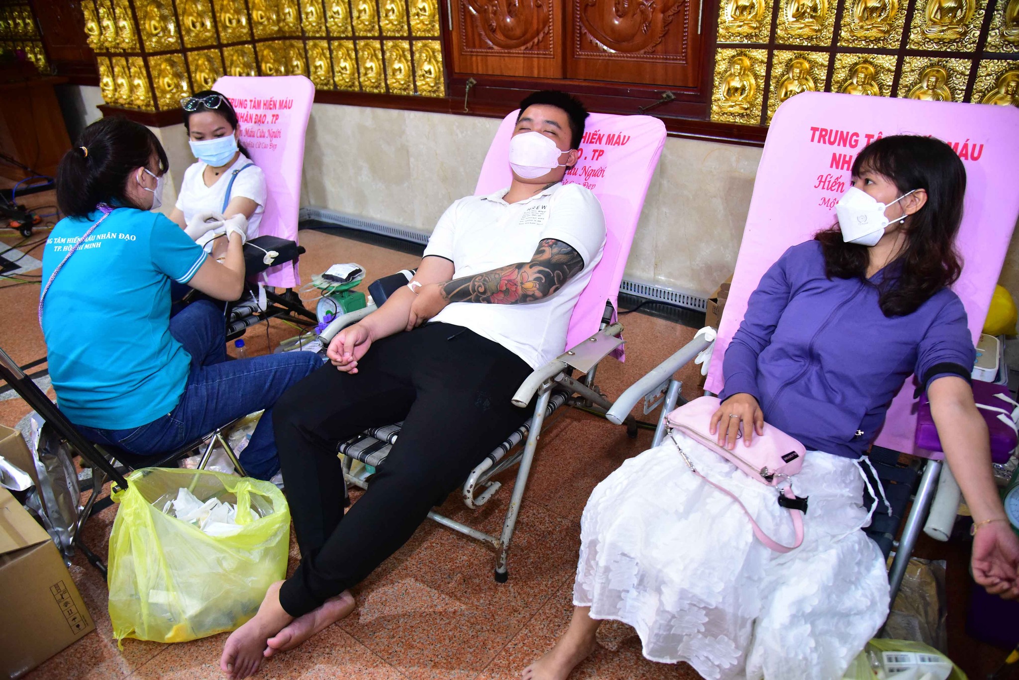 Chùa Giác Ngộ tạo thiện duyên giúp hơn 700 người hiến máu nhân đạo
