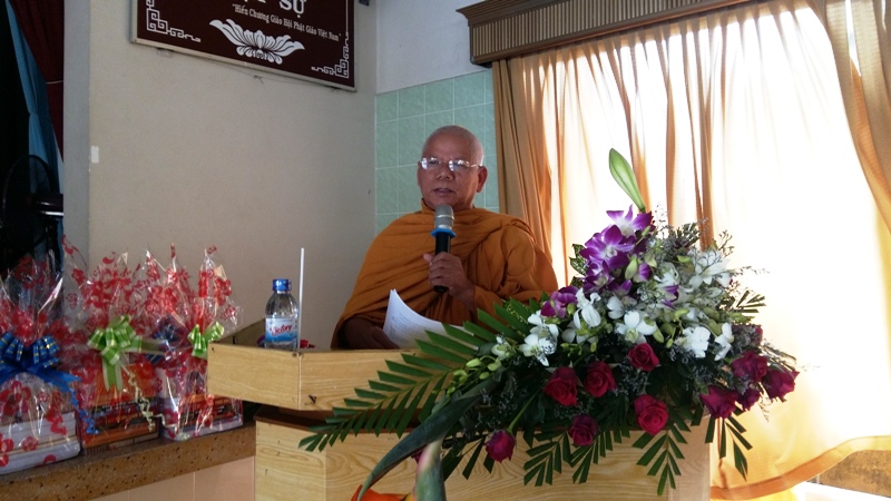 Tiền Giang: Hội nghị Sơ Kết Công Tác Phật Sự năm 2015 và Tổng Bế Giảng Khóa An Cư Kiết Hạ PL. 2559.