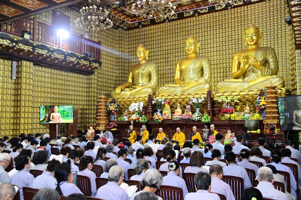 TP.HCM: Thượng tọa Thích Quang Thạnh giảng “Tu trong từng niệm” tại Khóa tu Ngày An Lạc chùa Giác Ngộ 