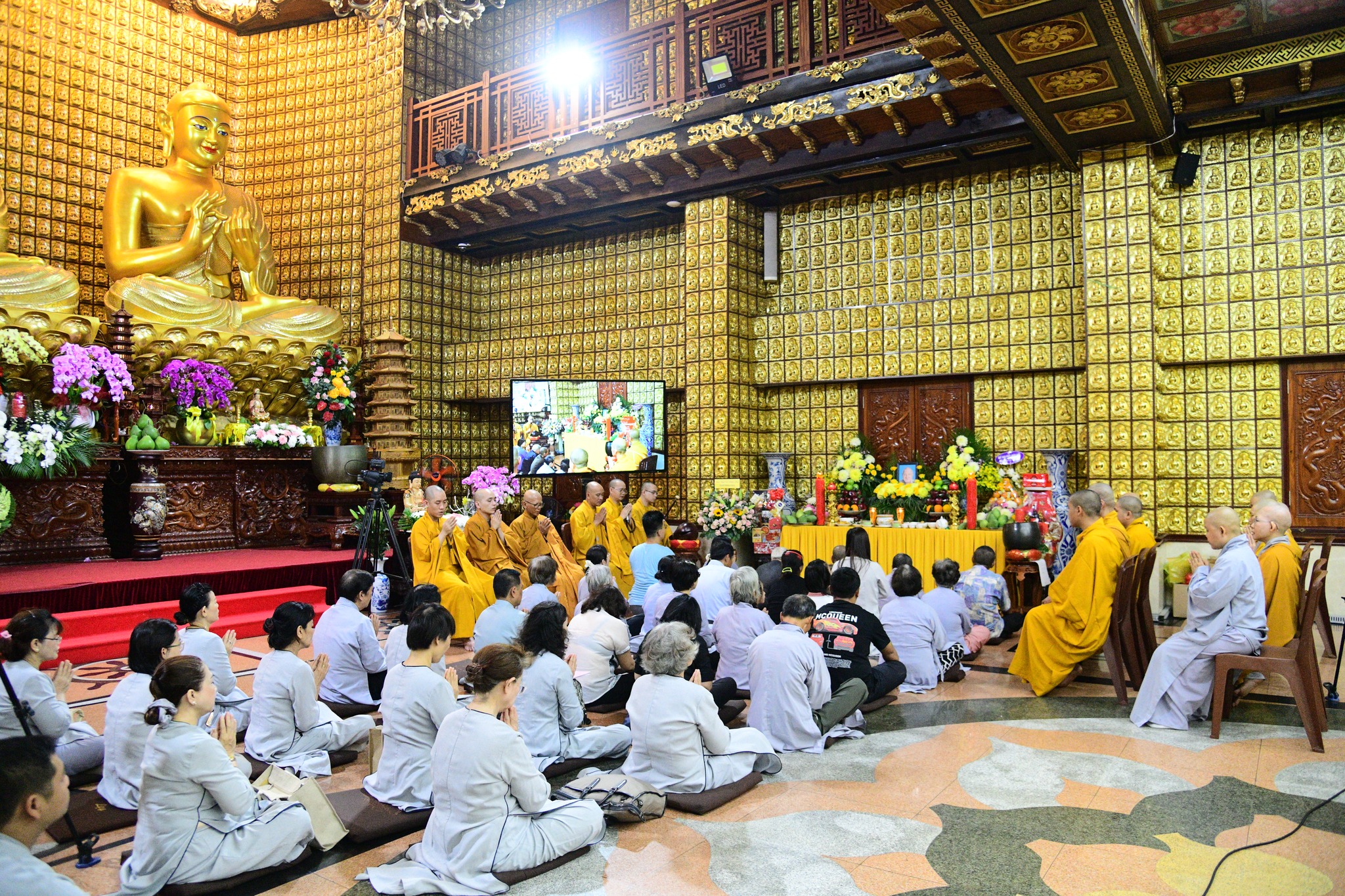 CHÙA GIÁC NGỘ: TRANG NGHIÊM LỄ TƯỞNG NIỆM CỤ ÔNG TRẦN NGỌC ANH - THÂN SINH CỦA TT. THÍCH NHẬT TỪ