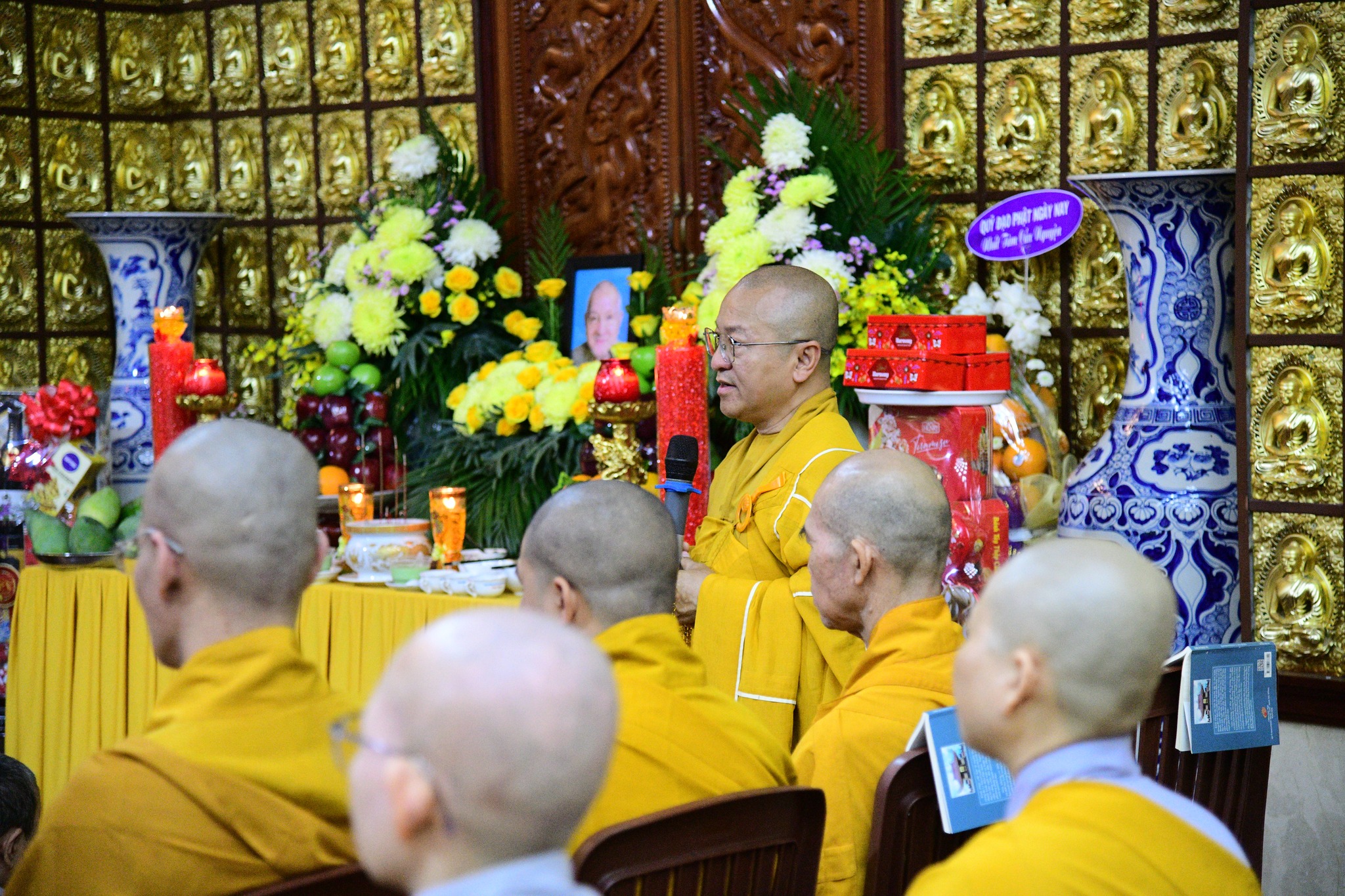 CHÙA GIÁC NGỘ: TRANG NGHIÊM LỄ TƯỞNG NIỆM CỤ ÔNG TRẦN NGỌC ANH - THÂN SINH CỦA TT. THÍCH NHẬT TỪ