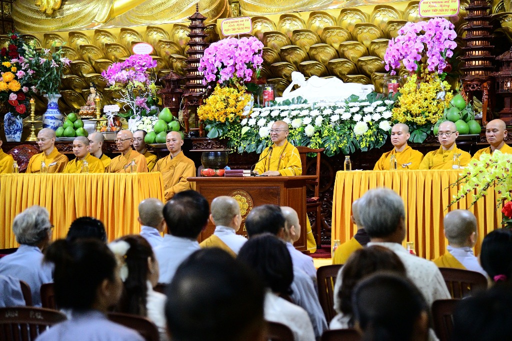 LỄ TƯỞNG NIỆM ĐỨC PHẬT NHẬP NIẾT-BÀN VÀ MỪNG NGÀY TIẾP NỐI LẦN THỨ 58 CỦA SƯ PHỤ THÍCH NHẬT TỪ: THẮP SÁNG TINH THẦN TRI ÂN VÀ TIẾP NỐI CHÁNH PHÁP