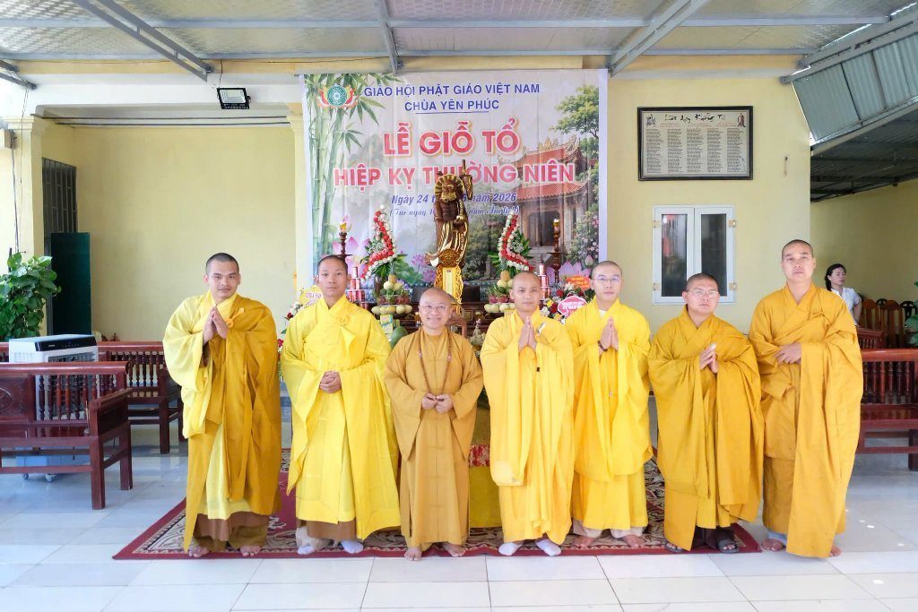 TT. THÍCH NHẬT TỪ GIẢNG “HẠNH PHÚC VÀ AN YÊN”, LAN TỎA TINH THẦN TRI ÂN TRONG NGÀY GIỖ TỔ  CHÙA YÊN PHÚC (HÀ TĨNH)