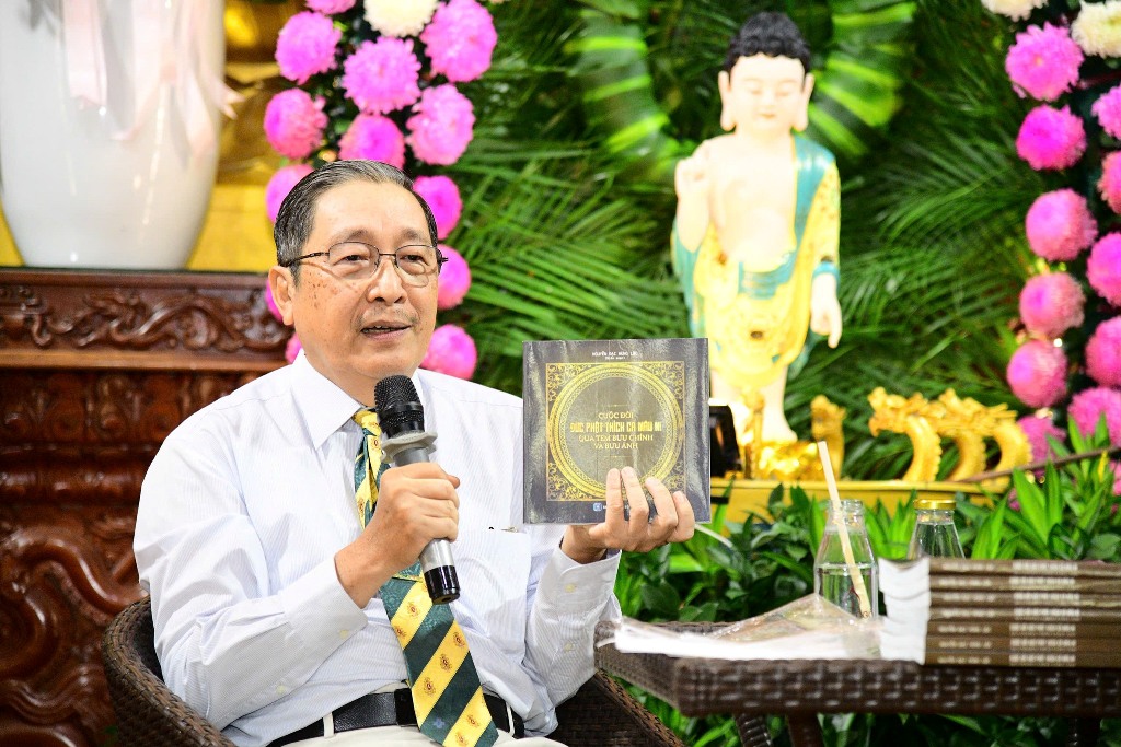 LỄ RA MẮT SÁCH “CUỘC ĐỜI ĐỨC PHẬT THÍCH CA MÂU NI QUA TEM BƯU CHÍNH VÀ BƯU ẢNH” TRONG MÙA PHẬT ĐẢN THIÊNG LIÊNG 