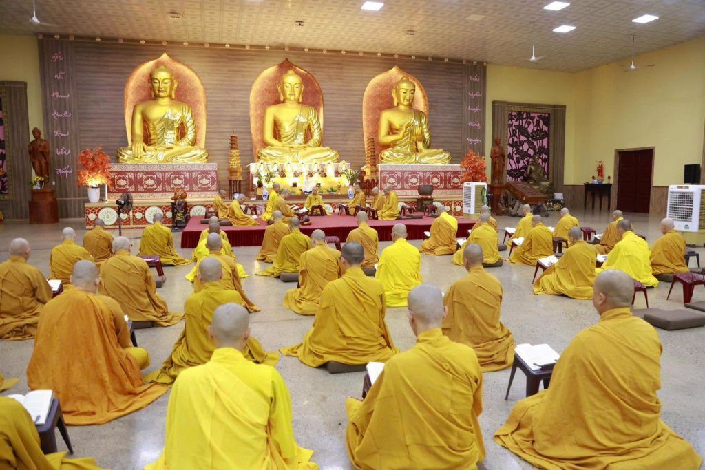 TRANG NGHIÊM LỄ BỐ-TÁT TẠI TRƯỜNG HẠ CHÙA GIÁC NGỘ – XÃ ĐẤT ĐỎ 