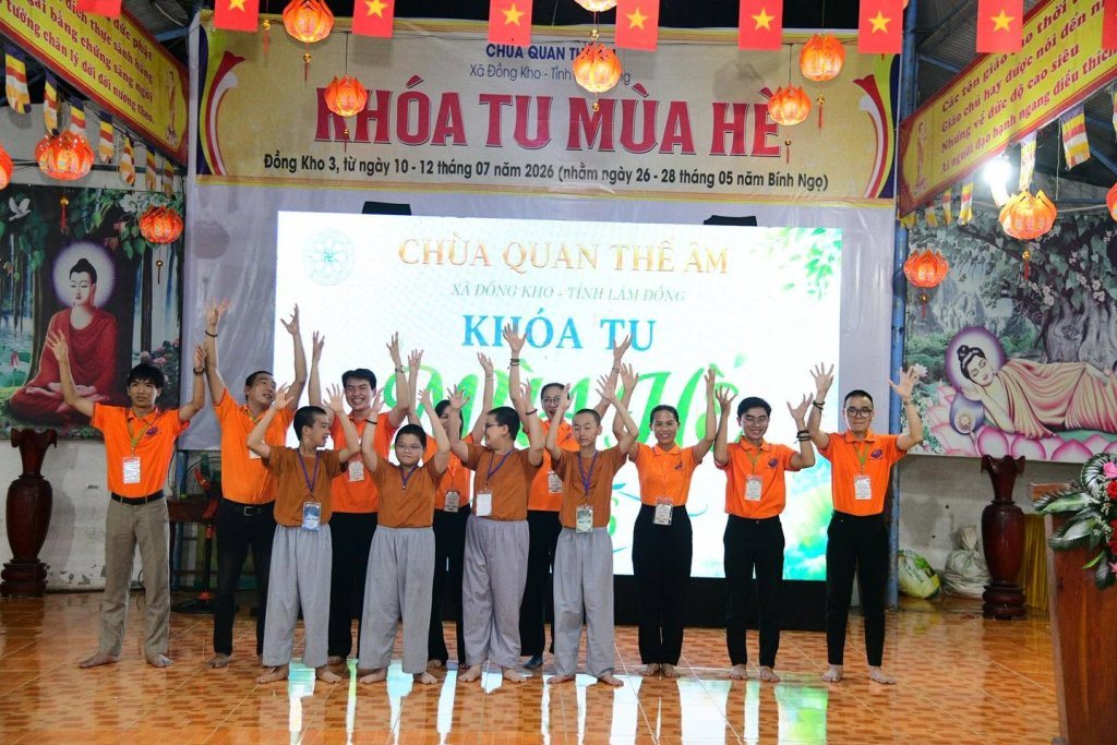 CHÙA QUAN THẾ ÂM: KHAI MẠC KHÓA TU MÙA HÈ 2026 - GIEO HẠT GIỐNG HIẾU HẠNH CHO TUỔI TRẺ