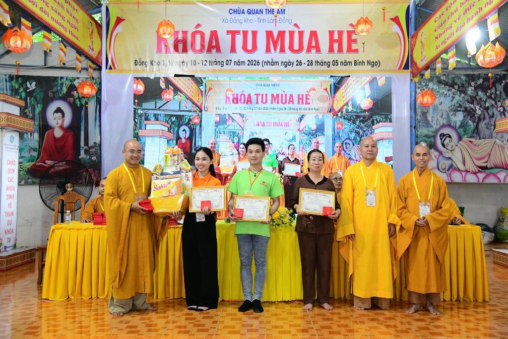 KHÉP LẠI KHÓA TU MÙA HÈ 2026: GIEO HẠT GIỐNG HIẾU HẠNH SAU BA NGÀY TU HỌC