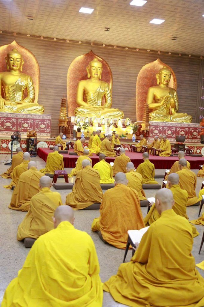 TRANG NGHIÊM LỄ BỐ-TÁT TẠI TRƯỜNG HẠ CHÙA GIÁC NGỘ – XÃ ĐẤT ĐỎ 