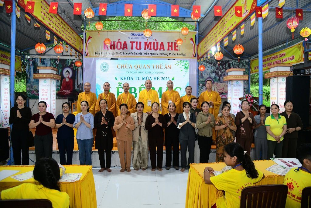 KHÉP LẠI KHÓA TU MÙA HÈ 2026: GIEO HẠT GIỐNG HIẾU HẠNH SAU BA NGÀY TU HỌC