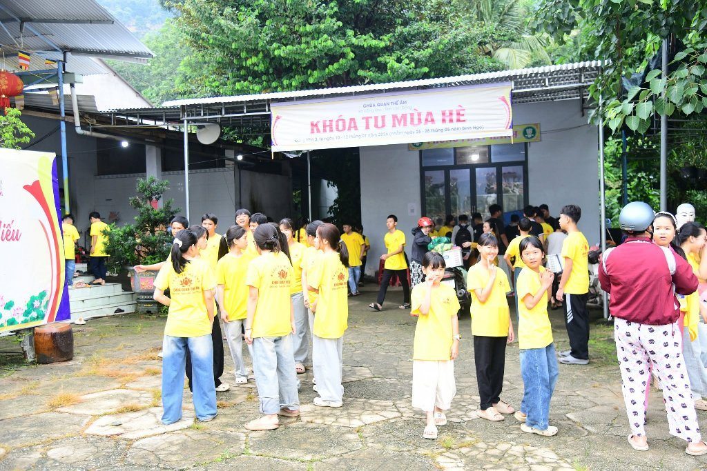 RỘN RÀNG CÔNG TÁC CHUẨN BỊ KHÓA TU MÙA HÈ “SỐNG TRỌN CHỮ HIẾU” LẦN IV TẠI CHÙA QUAN THẾ ÂM