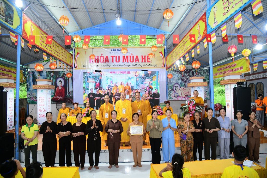 KHÉP LẠI KHÓA TU MÙA HÈ 2026: GIEO HẠT GIỐNG HIẾU HẠNH SAU BA NGÀY TU HỌC