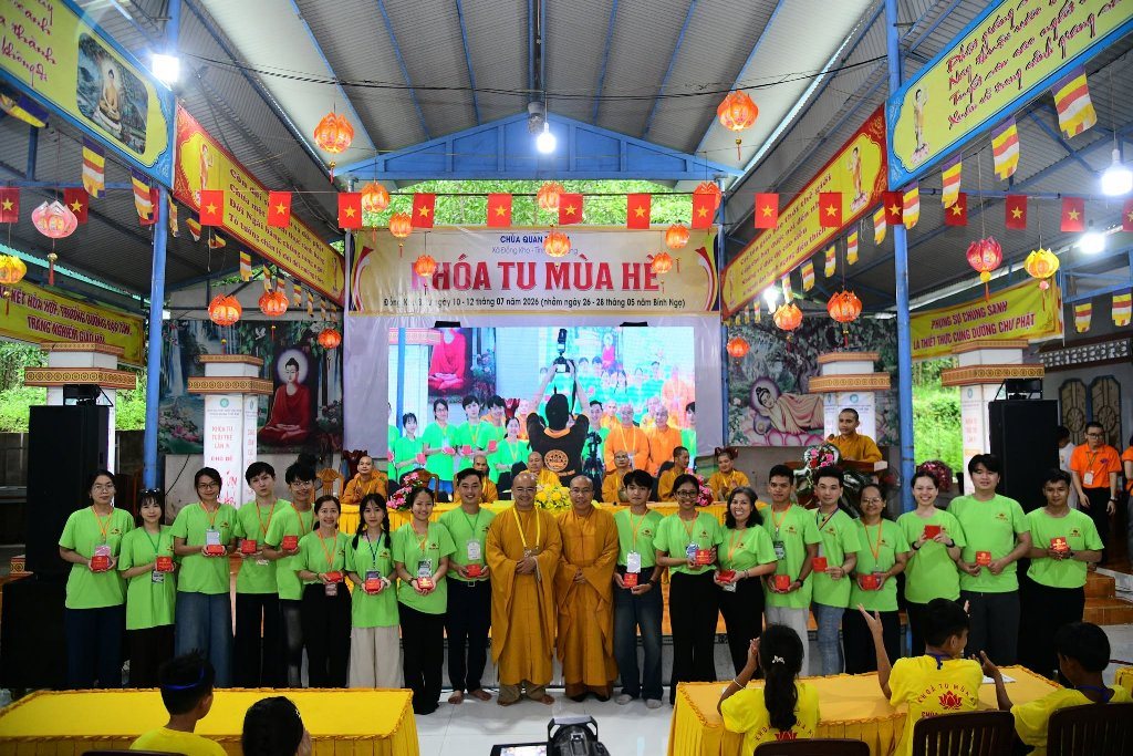 KHÉP LẠI KHÓA TU MÙA HÈ 2026: GIEO HẠT GIỐNG HIẾU HẠNH SAU BA NGÀY TU HỌC