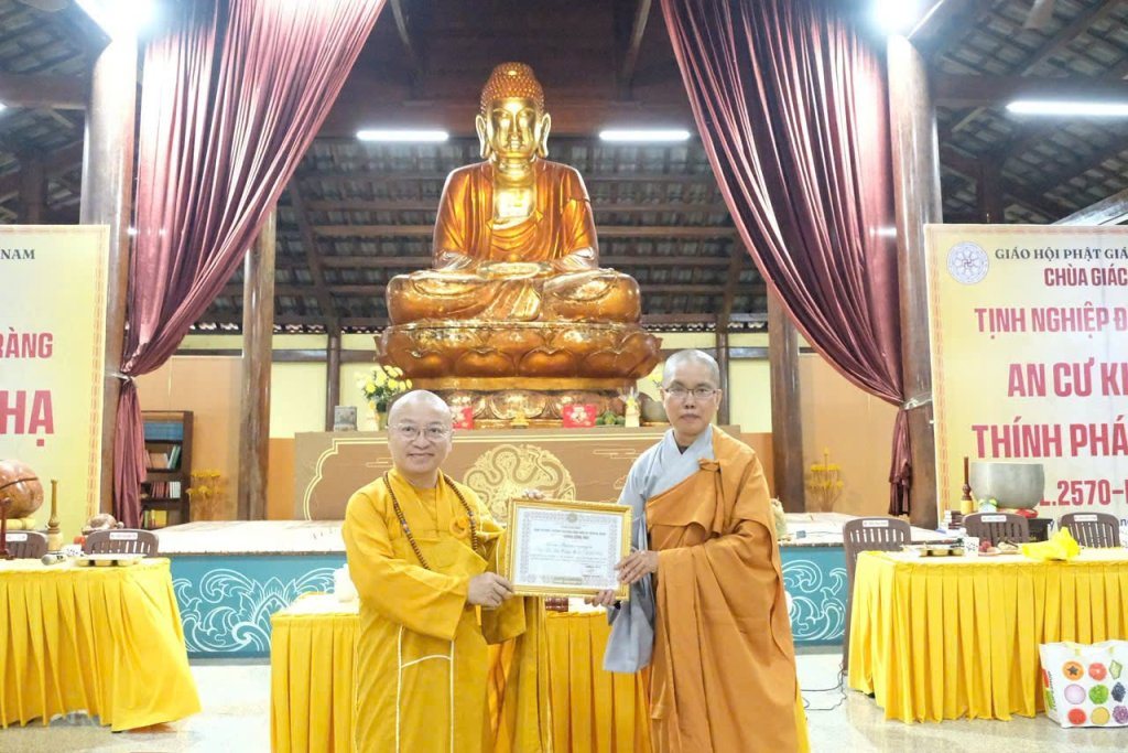 ĐẠO TRÀNG ĐẠO PHẬT NGÀY NAY CÚNG DƯỜNG TRƯỜNG HẠ CHÙA GIÁC NGỘ - ĐẤT ĐỎ (TP.HCM)