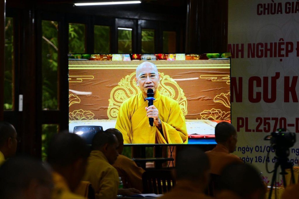 HT. THÍCH TÂM ĐỨC: TRAU DỒI GIỚI – ĐỊNH – TUỆ ĐỂ TĂNG TRƯỞNG ĐẠO LỰC TRONG MÙA AN CƯ