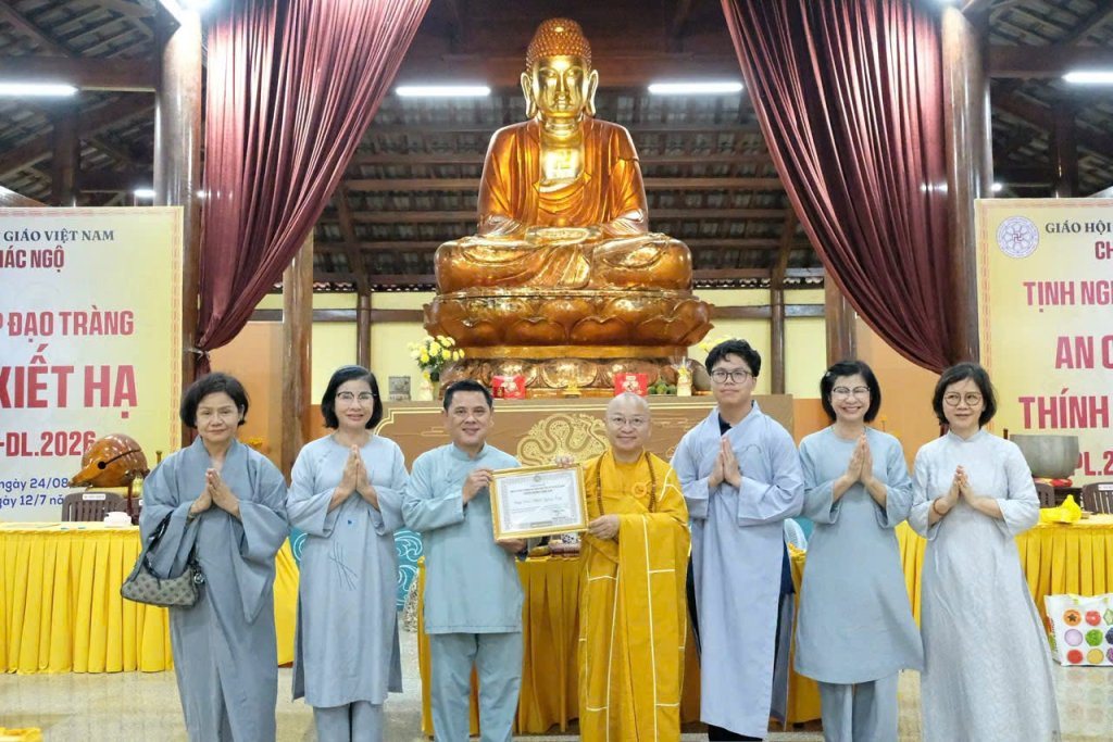 ĐẠO TRÀNG ĐẠO PHẬT NGÀY NAY CÚNG DƯỜNG TRƯỜNG HẠ CHÙA GIÁC NGỘ - ĐẤT ĐỎ (TP.HCM)