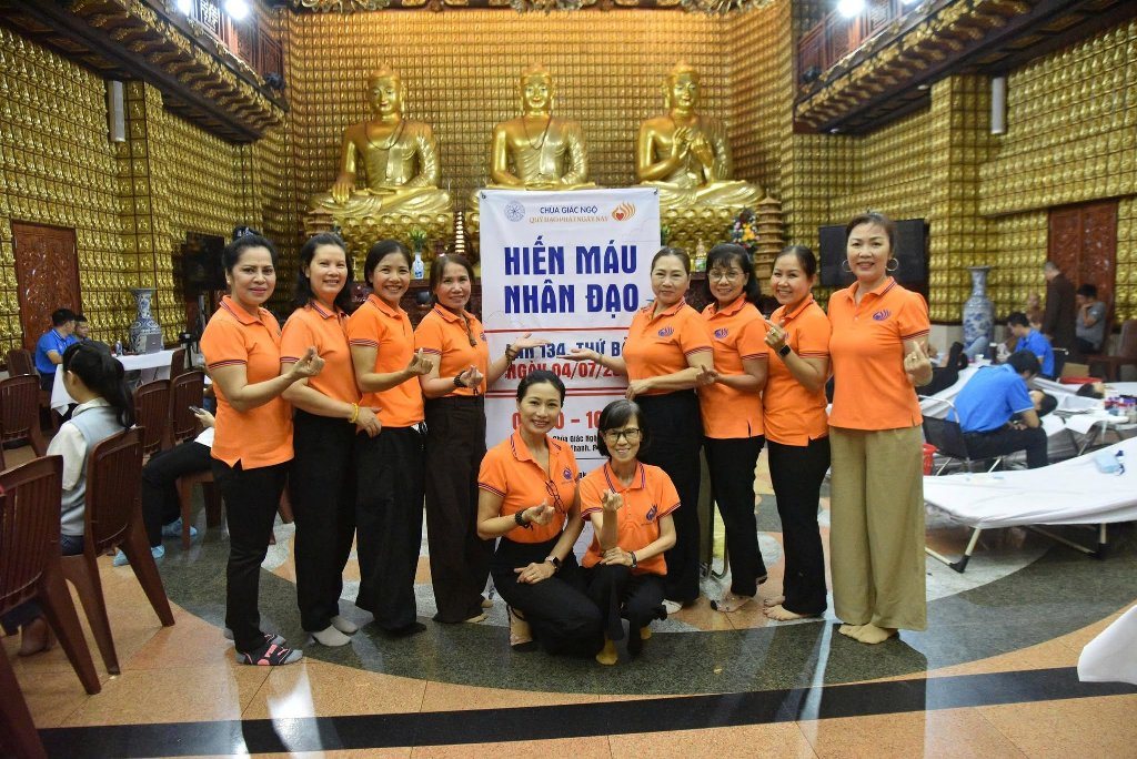LAN TỎA THÔNG ĐIỆP “MỖI GIỌT MÁU CHO ĐI, MỘT CUỘC ĐỜI Ở LẠI”: CHÙA GIÁC NGỘ TỔ CHỨC KỲ HIẾN MÁU NHÂN ĐẠO LẦN THỨ 134
