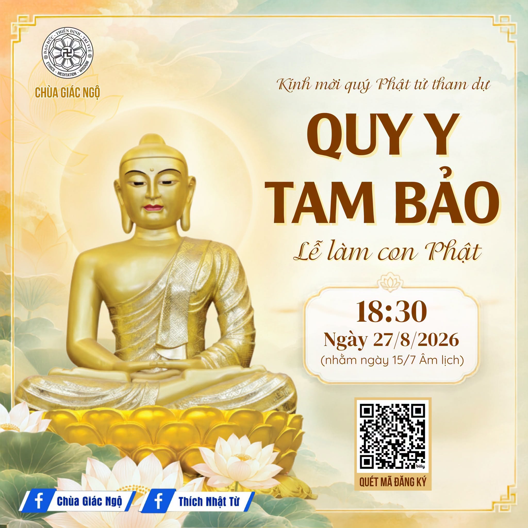 ĐẠI LỄ VU LAN - NHÂN DUYÊN TỐT LÀNH ĐỂ TRỞ THÀNH ĐỆ TỬ PHẬT