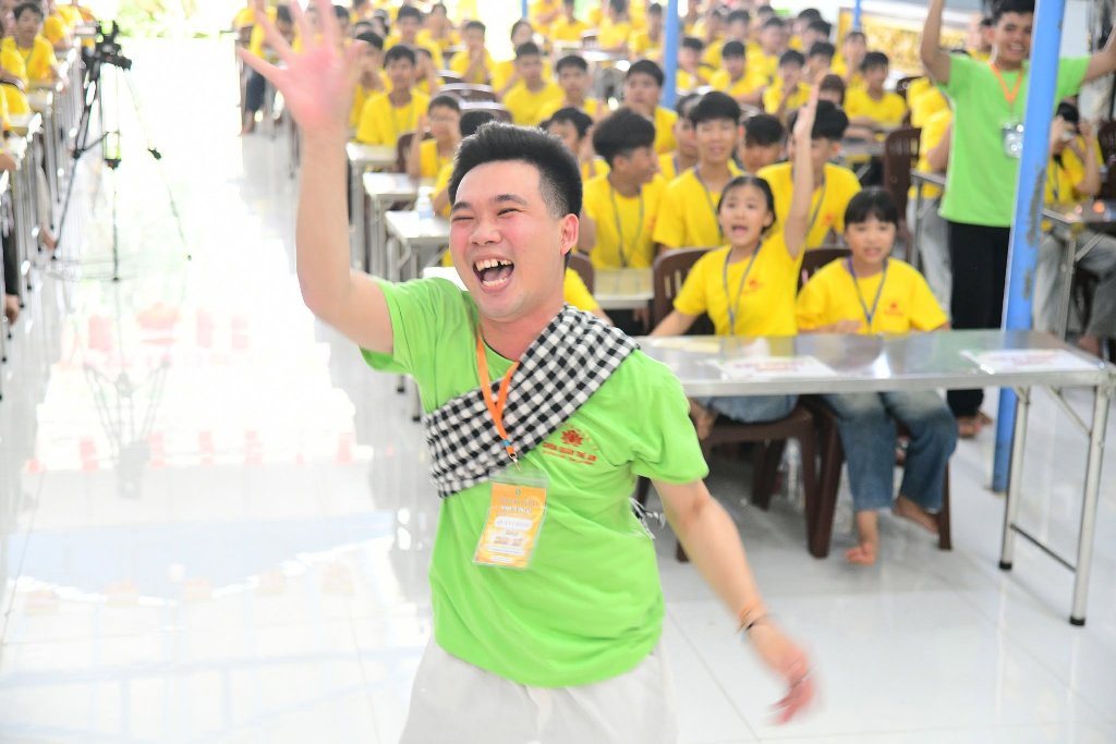 Sôi nổi Gameshow "Kim Sư Asoka" tại Khóa tu mùa hè Chùa Quan Thế Âm