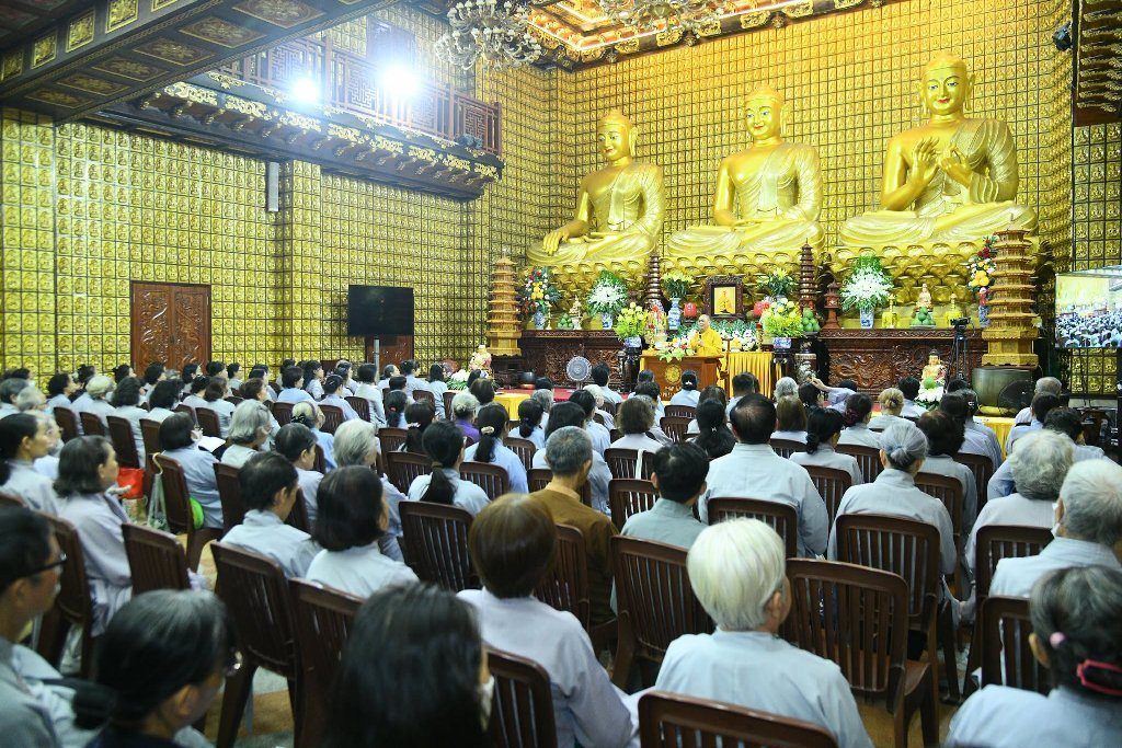 CHÙA GIÁC NGỘ: TRANG NGHIÊM TƯỞNG NIỆM 56 NĂM NGÀY VIÊN TỊCH TỔ SƯ THÍCH NHỨT NIỆM VÀ TỔ CHỨC KHÓA TU NGÀY AN LẠC