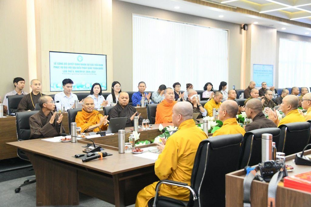 LỄ CÔNG BỐ QUYẾT ĐỊNH NHÂN SỰ CÁC TIỂU BAN PHỤC VỤ ĐẠI HỘI ĐẠI BIỂU PHẬT GIÁO TOÀN QUỐC LẦN THỨ X, NHIỆM KỲ 2026-2031