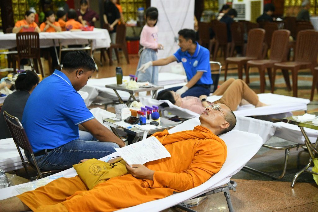 CHÙA GIÁC NGỘ TỔ CHỨC HIẾN MÁU NHÂN ĐẠO LẦN THỨ 137
