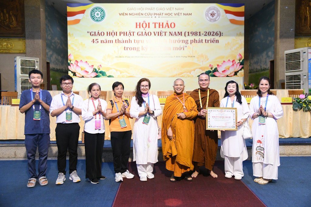 BẾ MẠC HỘI THẢO “GIÁO HỘI PHẬT GIÁO VIỆT NAM (1981–2026): 45 NĂM THÀNH TỰU VÀ ĐỊNH HƯỚNG PHÁT TRIỂN TRONG KỶ NGUYÊN MỚI”