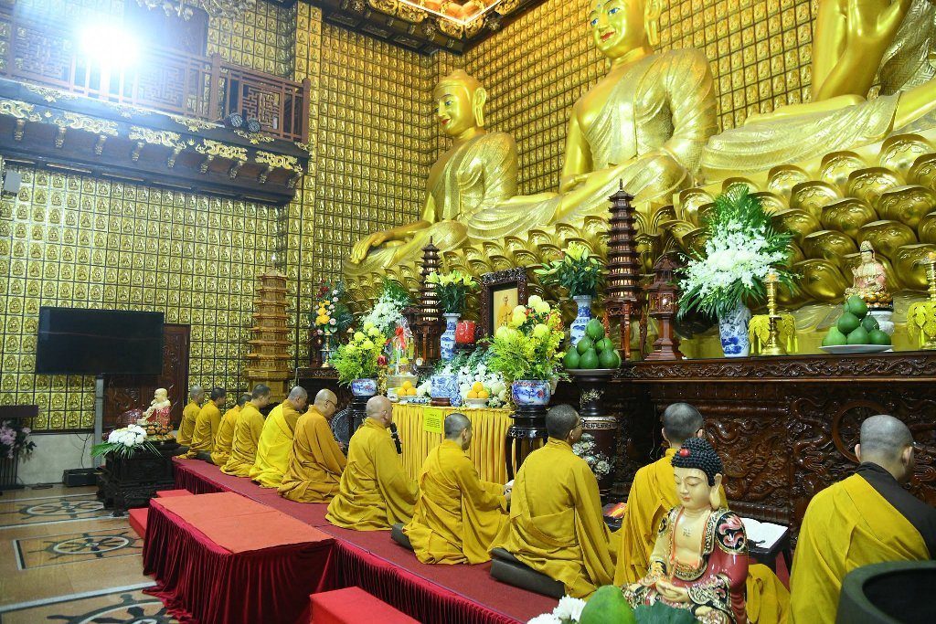 CHÙA GIÁC NGỘ: TRANG NGHIÊM TƯỞNG NIỆM 56 NĂM NGÀY VIÊN TỊCH TỔ SƯ THÍCH NHỨT NIỆM VÀ TỔ CHỨC KHÓA TU NGÀY AN LẠC