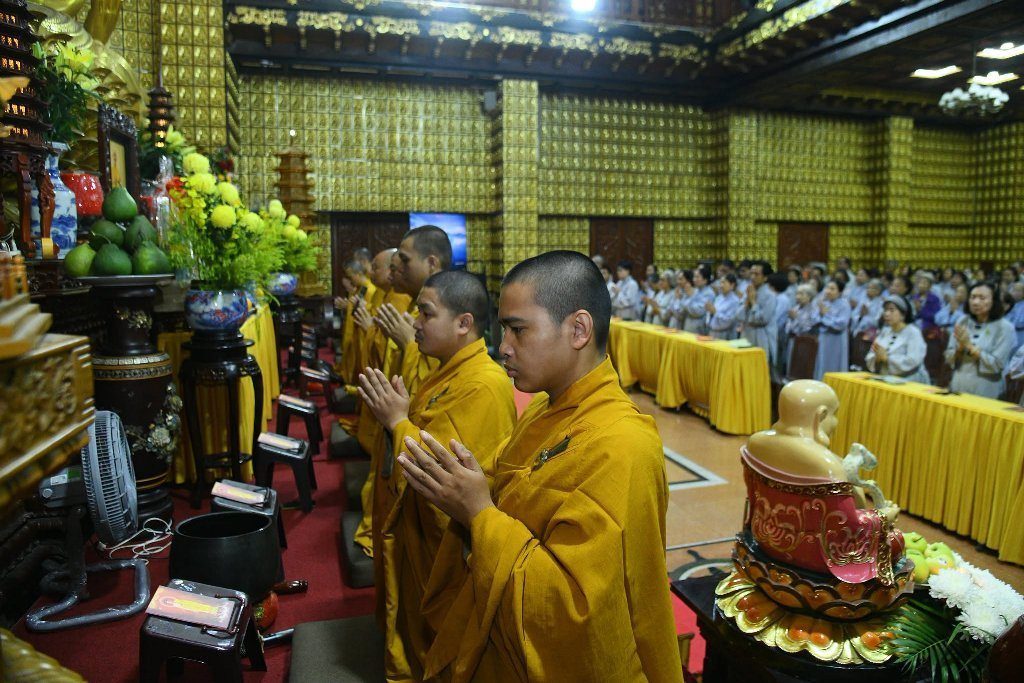 CHÙA GIÁC NGỘ: TRANG NGHIÊM TƯỞNG NIỆM 56 NĂM NGÀY VIÊN TỊCH TỔ SƯ THÍCH NHỨT NIỆM VÀ TỔ CHỨC KHÓA TU NGÀY AN LẠC