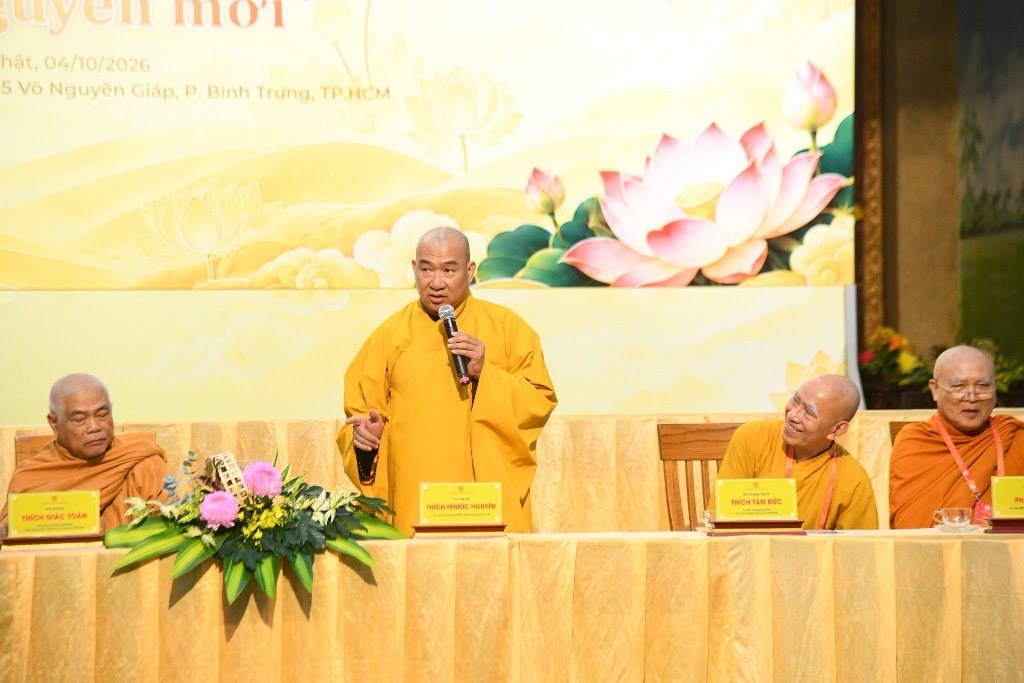 BẾ MẠC HỘI THẢO “GIÁO HỘI PHẬT GIÁO VIỆT NAM (1981–2026): 45 NĂM THÀNH TỰU VÀ ĐỊNH HƯỚNG PHÁT TRIỂN TRONG KỶ NGUYÊN MỚI”