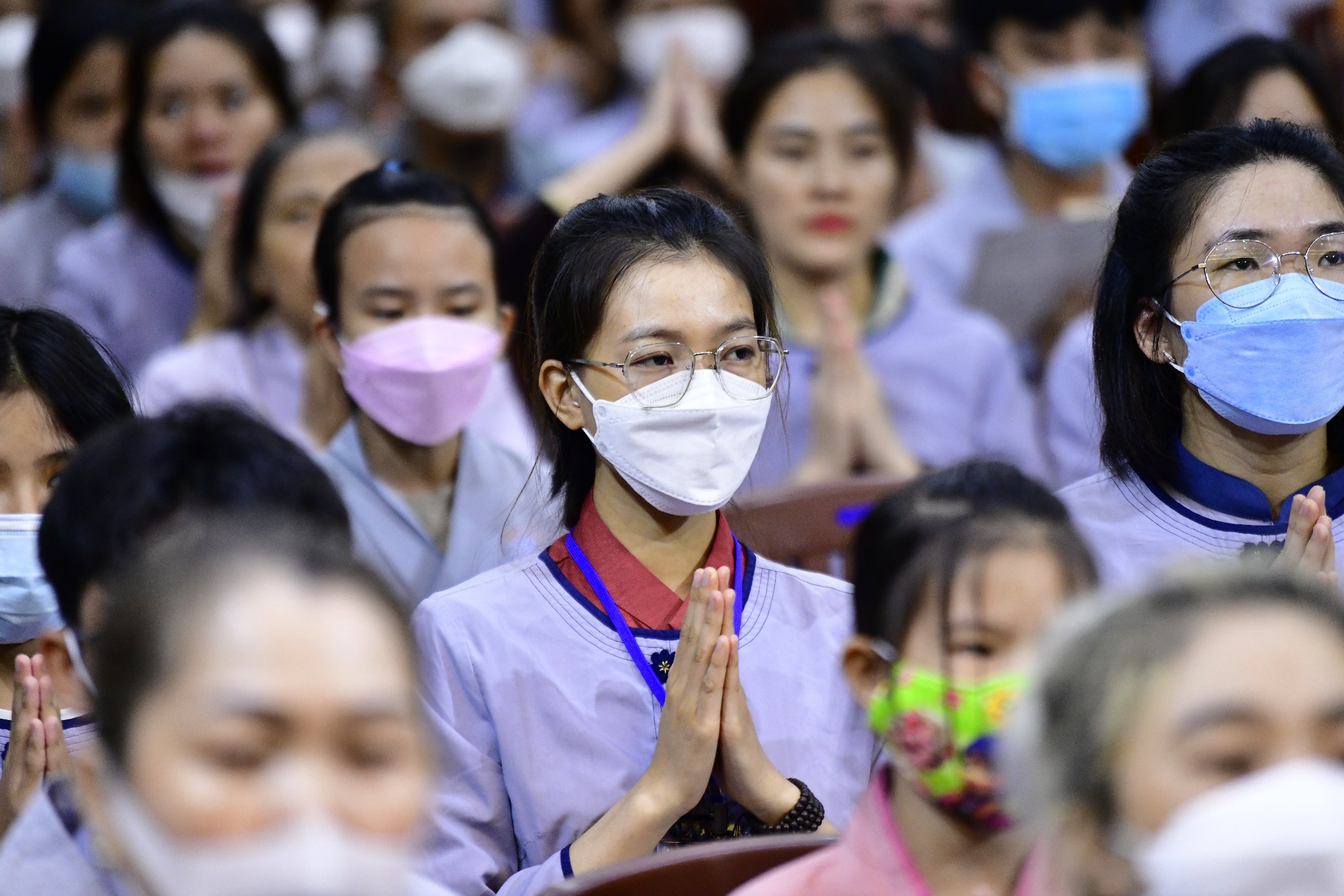 Hơn 500 hành giả sáng suốt chọn đức Phật làm bậc thầy tâm linh tại Chùa Giác Ngộ
