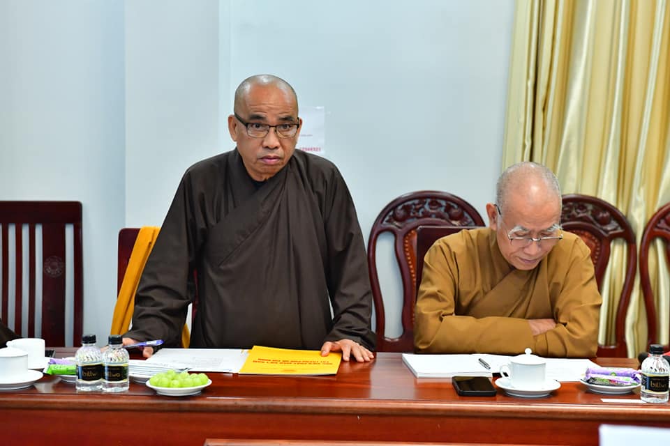 Phiên họp triển khai kế hoạch tổ chức tuyển sinh Cử nhân khóa 17, năm 2022 của HĐĐH Học viện PGVN tại Tp. HCM