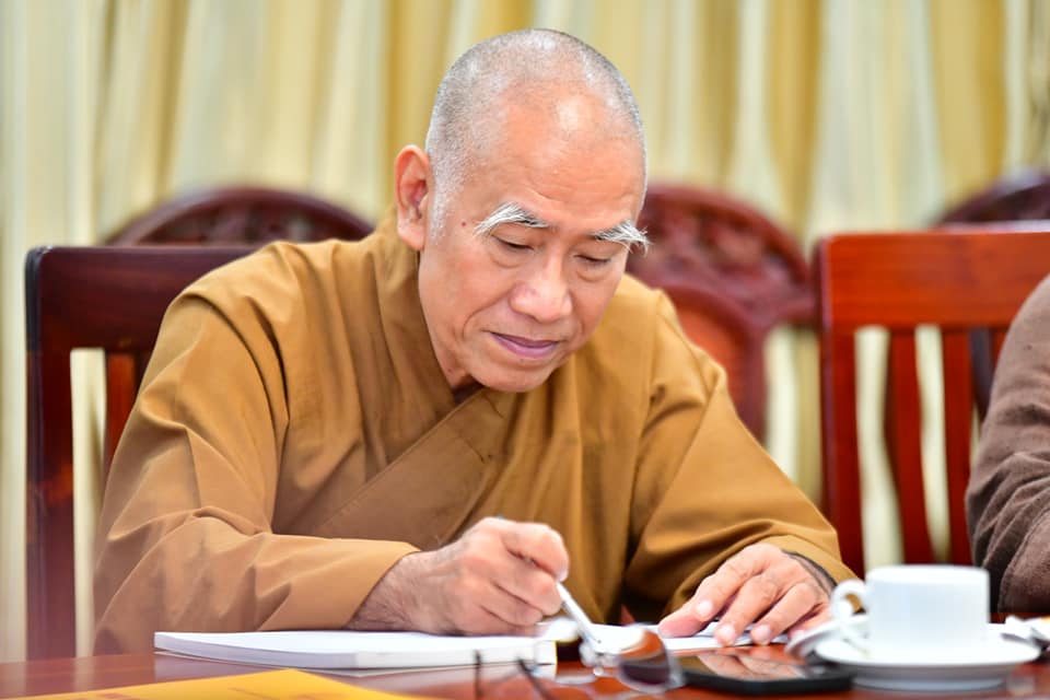 Phiên họp triển khai kế hoạch tổ chức tuyển sinh Cử nhân khóa 17, năm 2022 của HĐĐH Học viện PGVN tại Tp. HCM