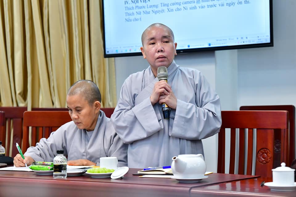 Phiên họp triển khai kế hoạch tổ chức tuyển sinh Cử nhân khóa 17, năm 2022 của HĐĐH Học viện PGVN tại Tp. HCM