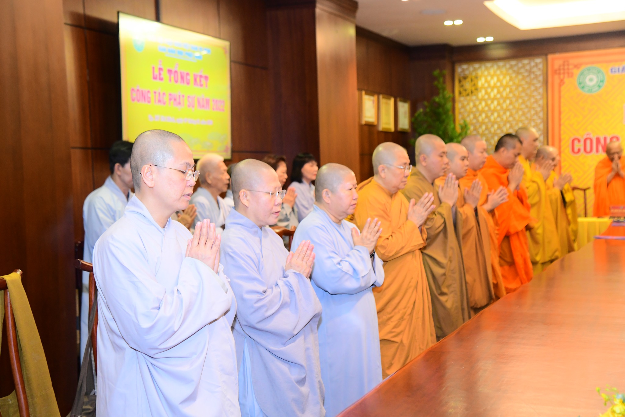 Hội nghị tổng kết hoạt động Phật sự 06 tháng cuối năm 2022, đề ra phương hướng hoạt động Phật sự năm 2023 Ban Giáo dục phật giáo TP.HCM