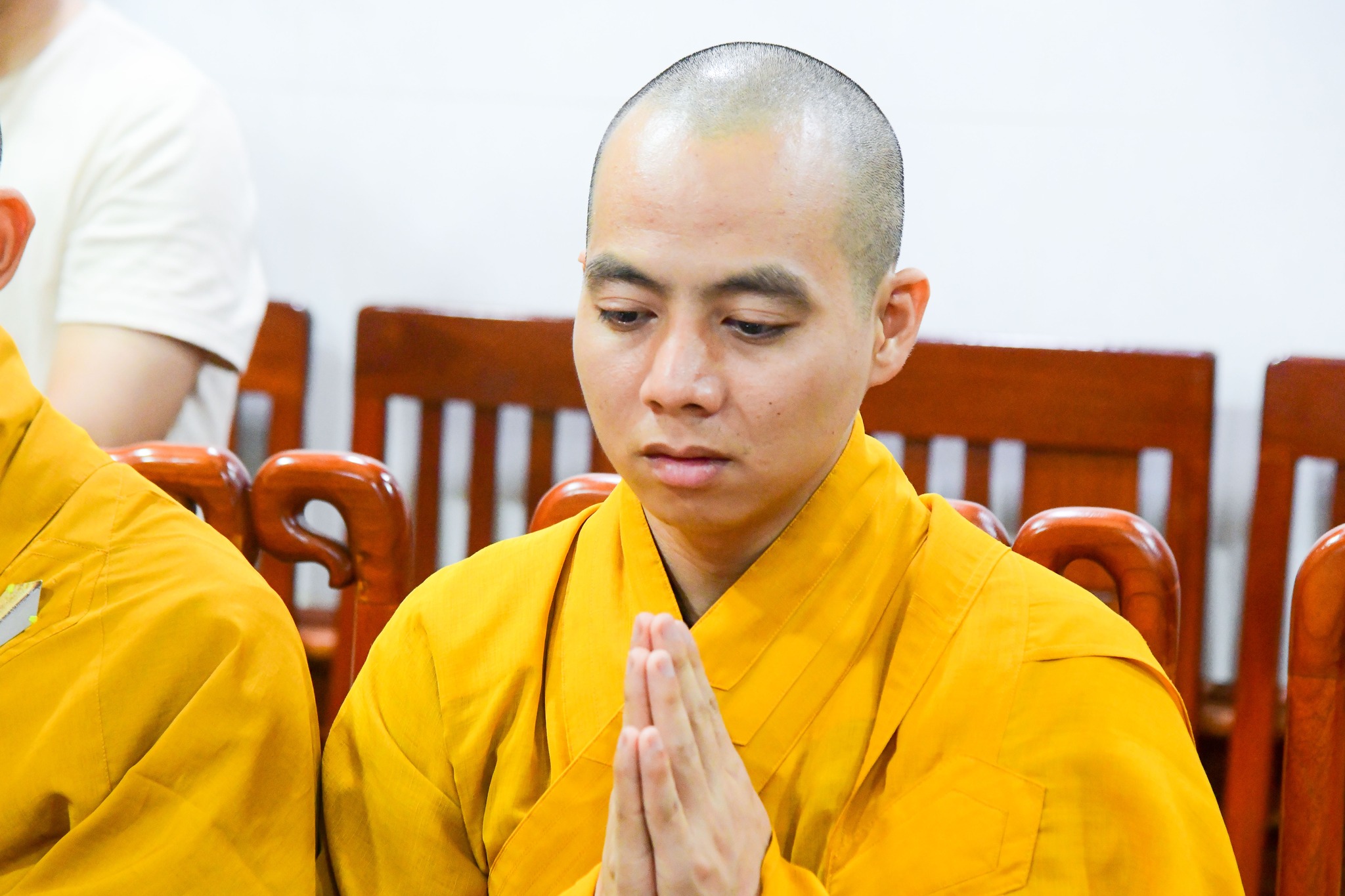 Tăng sinh Học viện khóa XIV đến thăm và chúc tết TT. Thích Nhật Từ tại chùa Giác Ngộ
