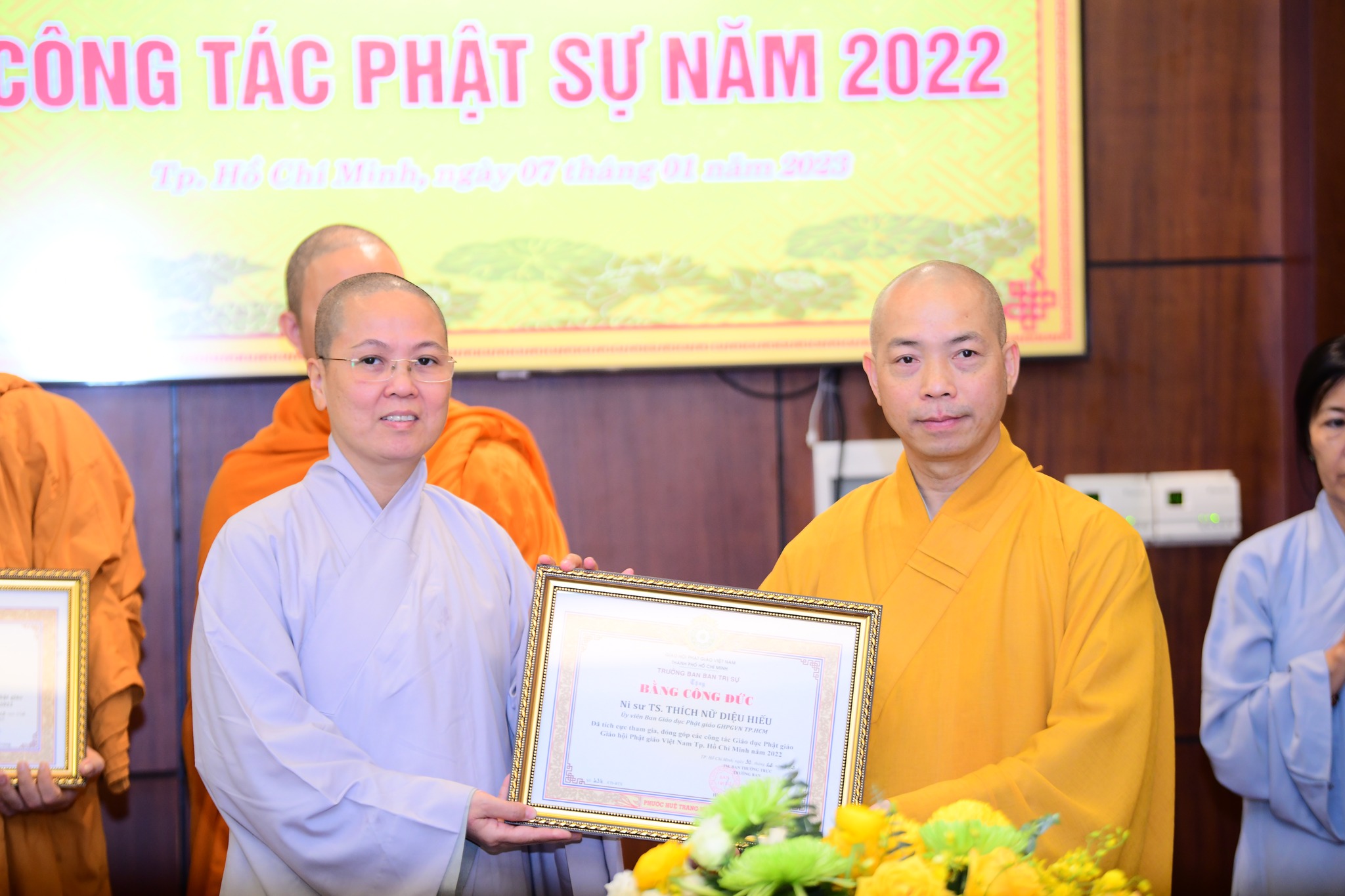Hội nghị tổng kết hoạt động Phật sự 06 tháng cuối năm 2022, đề ra phương hướng hoạt động Phật sự năm 2023 Ban Giáo dục phật giáo TP.HCM