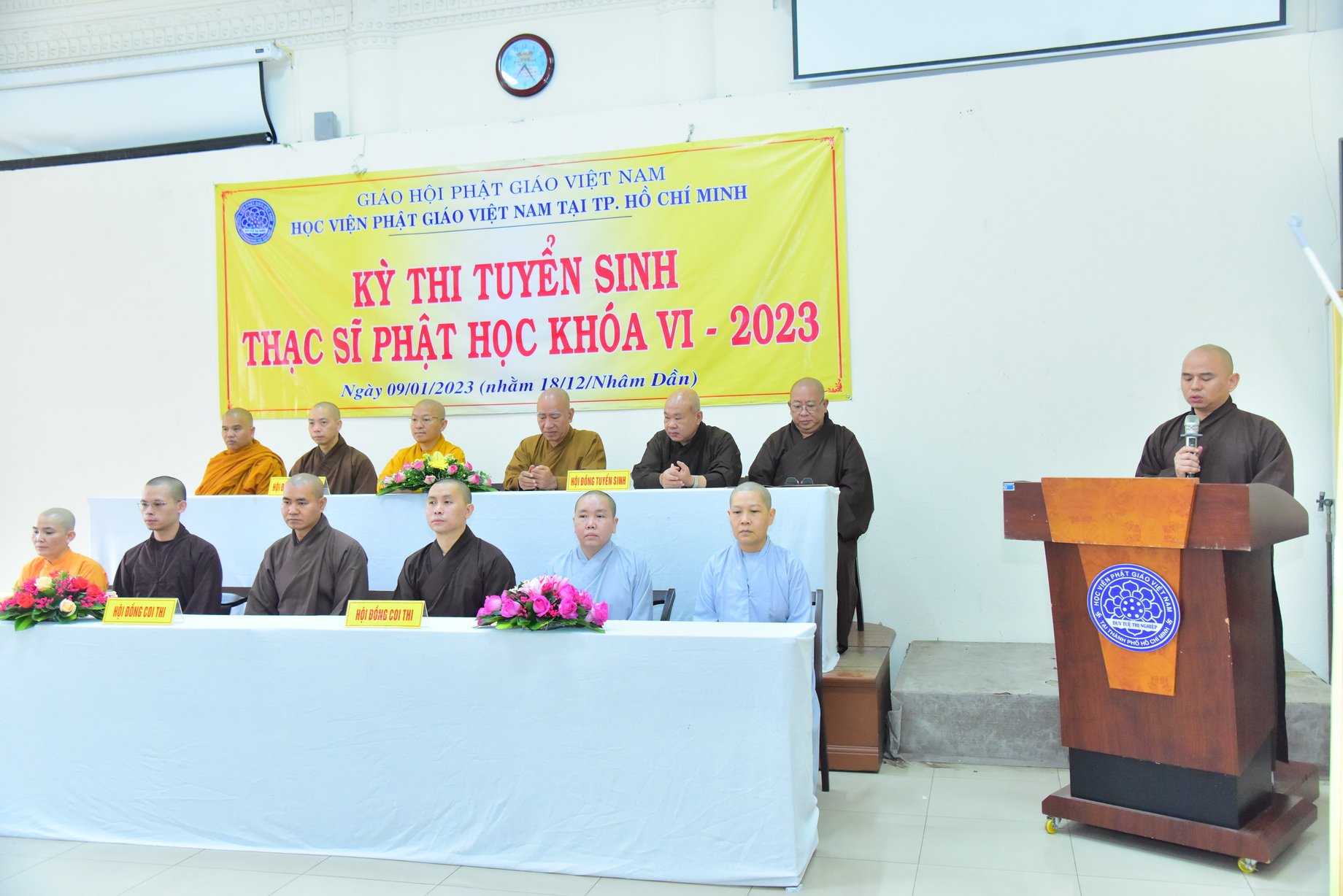 Học viện Phật giáo Việt Nam tại TP. Hồ Chí Minh tổ chức kỳ thi tuyển sinh Thạc sĩ Phật học khoá VI năm 2023