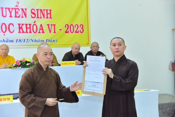 Học viện Phật giáo Việt Nam tại TP. Hồ Chí Minh tổ chức kỳ thi tuyển sinh Thạc sĩ Phật học khoá VI năm 2023
