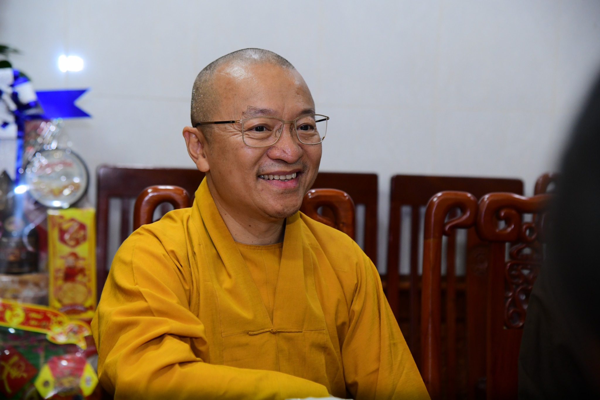 Đoàn Uỷ ban MTTQ Việt Nam thành phố Hồ Chí Minh thăm và chúc Tết tại chùa Giác Ngộ