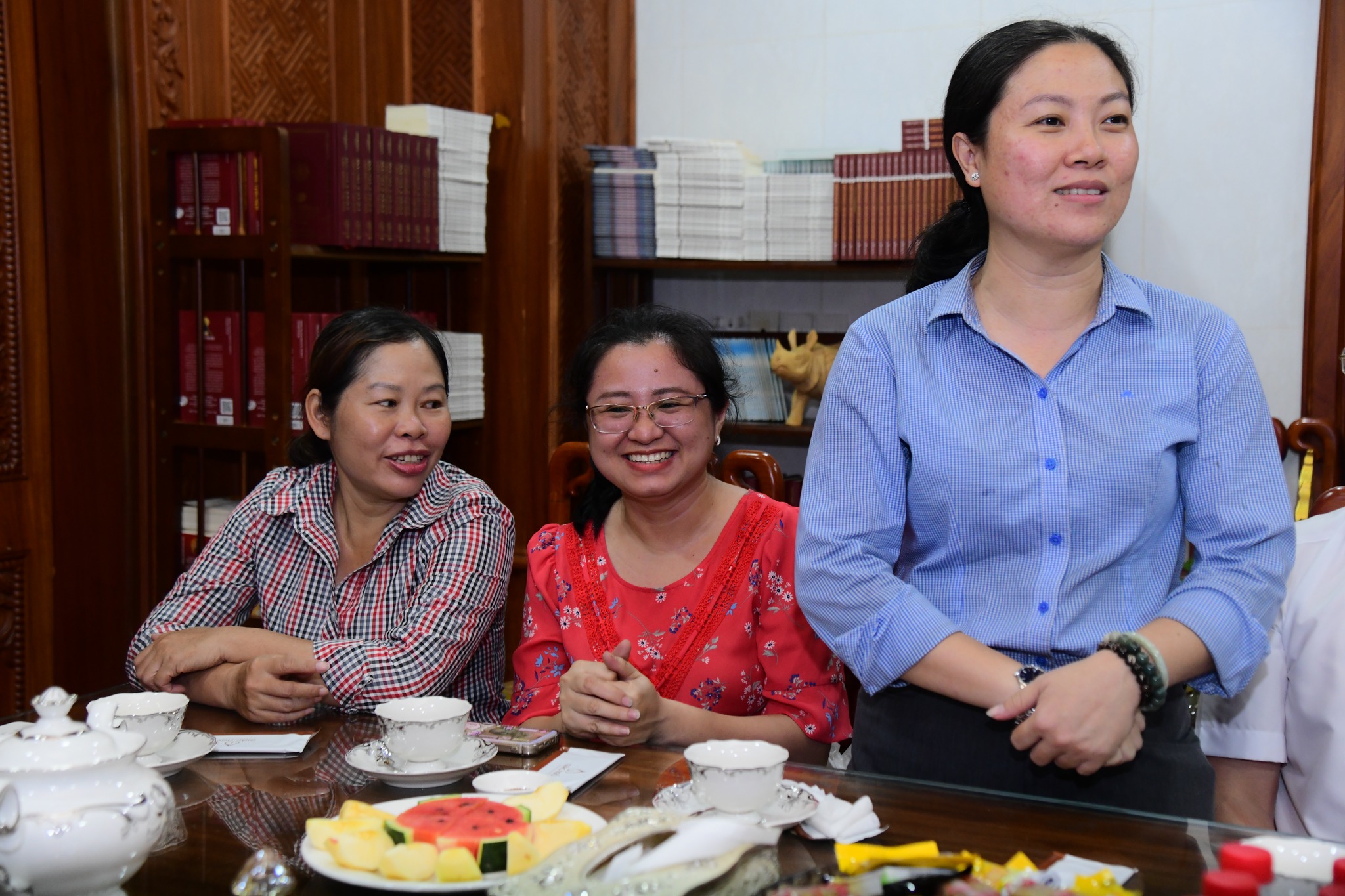 Đoàn Uỷ ban MTTQ Việt Nam thành phố Hồ Chí Minh thăm và chúc Tết tại chùa Giác Ngộ