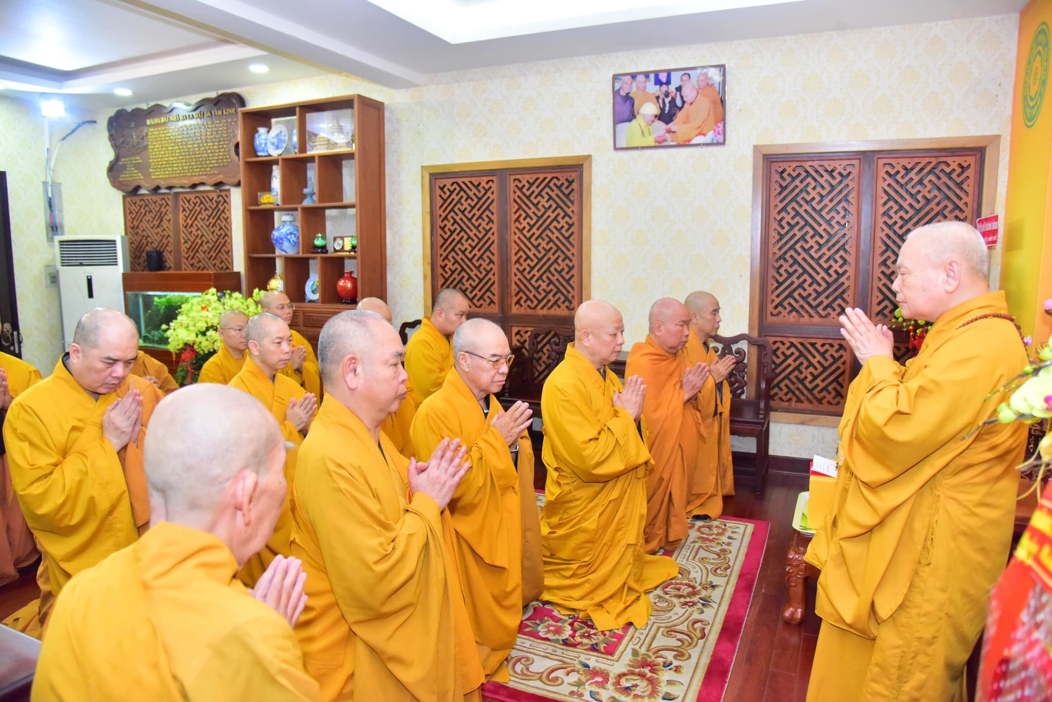 Ban Trị sự GHPGVN TP.HCM thăm và chúc Tết Hòa thượng Chủ tịch, Ban Thường trực HĐTS Trung ương GHPGVN