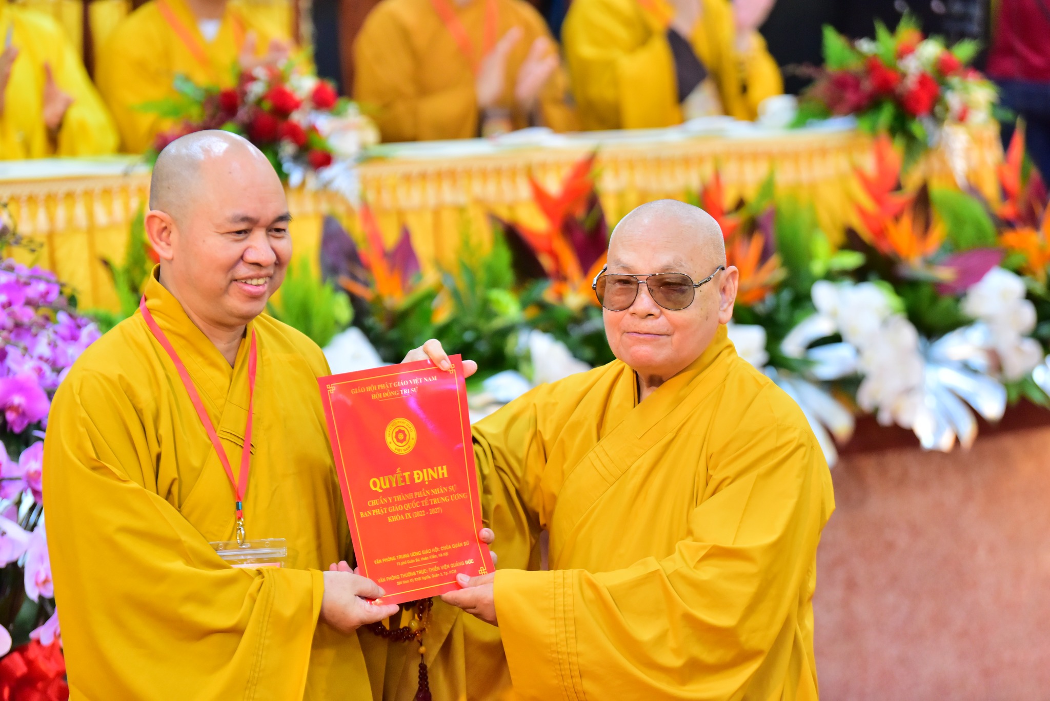 Ra mắt nhân sự Ban Phật giáo Quốc tế và Ban Kinh tế - Tài chính Trung ương GHPGVN