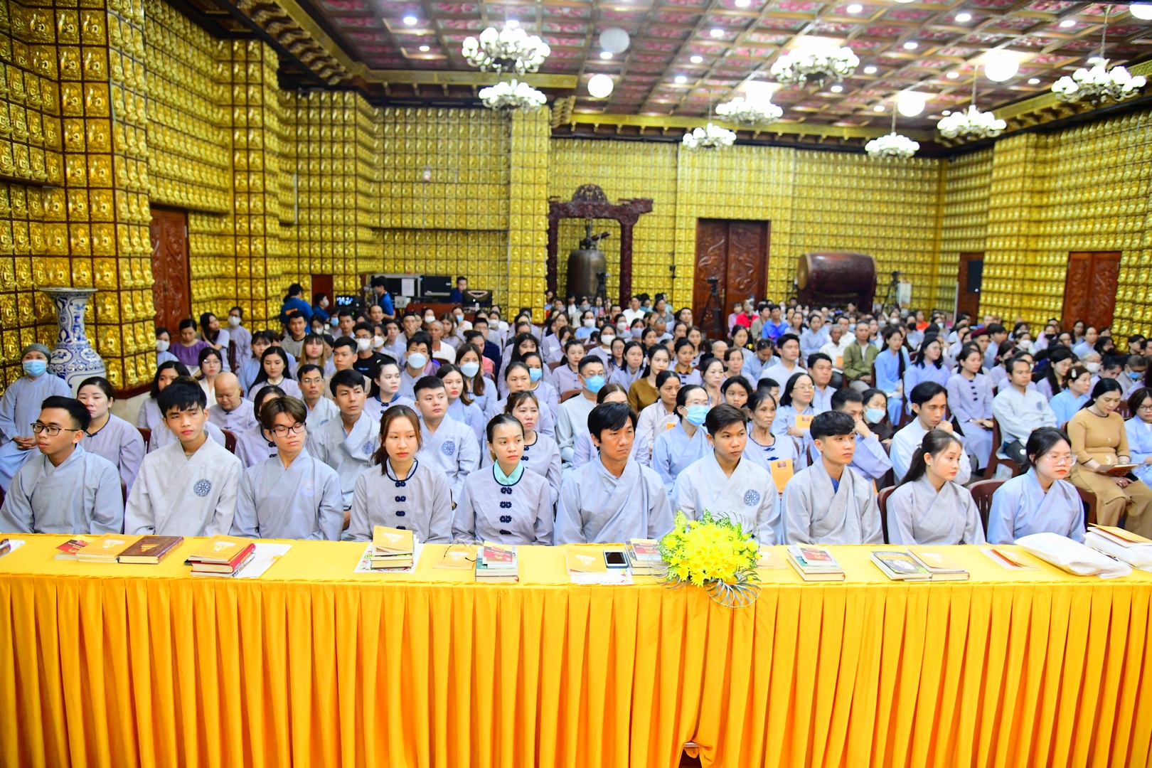 601 thiện nam, tín nữ nữ chính thức trở thành đệ tử Phật tại chùa Giác Ngộ