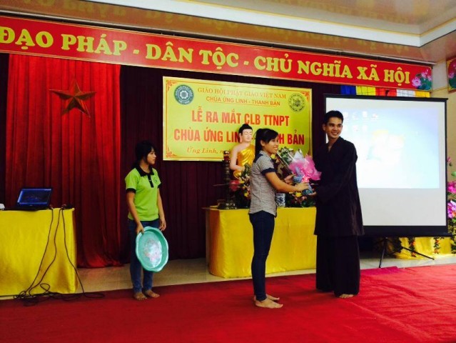 Thái Bình: Chùa Ứng Linh – Thanh Bản tổ chức lễ ra mắt CLB TTNPT