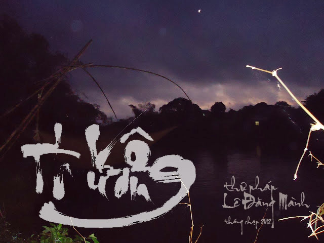 Thư Pháp Viết Trên Máy Vi Tính Chào Năm Mới 2013