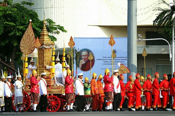 Chùm ảnh Lễ Trà tỳ đức Tăng thống Phật giáo Thái Lan