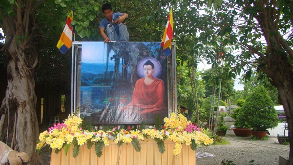 Hà Tiên: Chuẩn bị Phật đản tại biên cương cực Nam Tổ quốc