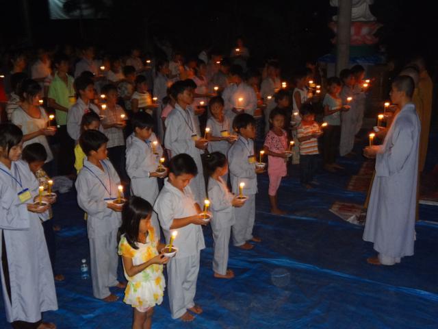 Long An: Chùm ảnh nốt cảm xúc thăng trầm khó tả của khóa tu mùa hè tại chùa Khánh Ninh ngày thứ 2